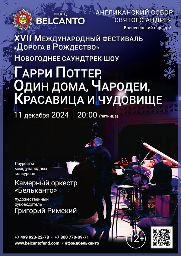 «Новогоднее Саундтрек-шоу. Гарри Поттер, Один дома, Чародеи, Красавица и Чудовище»